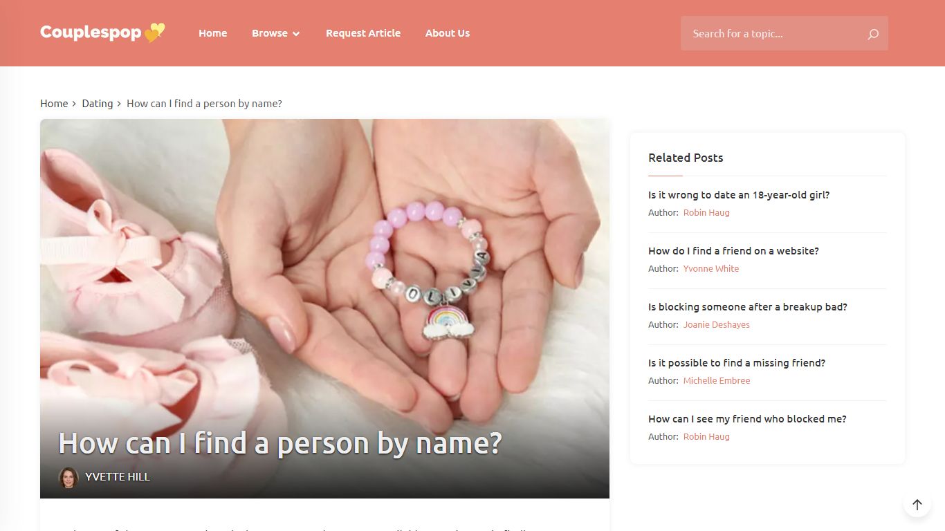 How Can I Find a Person by Name? - CouplesPop